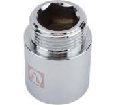 Удлинитель VALTEC 3/4 вн/нар х 20мм (хром)