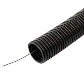 Труба гофрированная (черная) ПНД ПВХ d 20мм