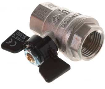 Цена на Кран шаровый Bugatti Oregon 302 Вн/Вн 1/2 дюйма бабочка