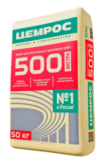 Цена на Цемент ЦЕМРОС М500 Д20 ЦЕМ 50кг