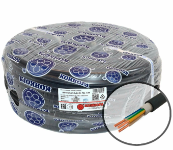 Купить Кабель ВВГнг(А)-LS 3х2.5ок (N, PE) — 0.66кВ ГОСТ (Конкорд)
