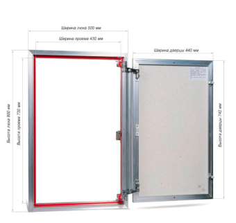 Купить Люк Практика ЕТР 50х80