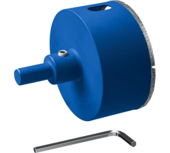 Цена на Алмазная коронка с центрирующим сверлом по керамике и стеклу ЗУБР 73мм