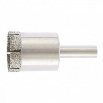 Фото Коронка по стеклу и керамической плитке СибрТех 25х55 мм цилиндр. хв.