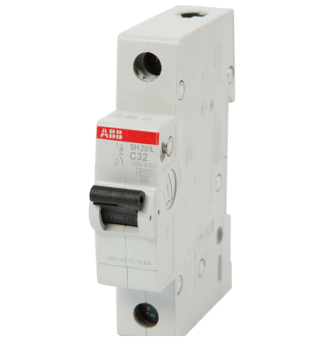 Купить Автоматический выключатель 1пол 32A, Серия SH201, 4,5кА, АВВ 					