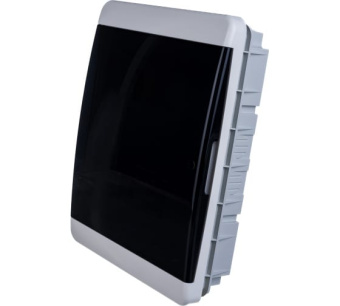 Купить Бокс в нишу Tekfor 24 модул. прозрачная черная дверца IP41