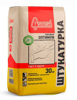 Фото Штукатурка Старатели Оптимум 30 кг
