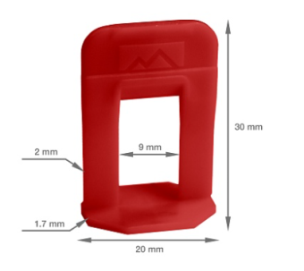 Купить Зажимы для СВП TLS-Profi 2,0 мм 100 шт