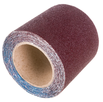 Купить Рулон шлифовальный мини на тканевой основе, алюминий-оксидный абразивный слой 115 мм х 5 м Р 80					