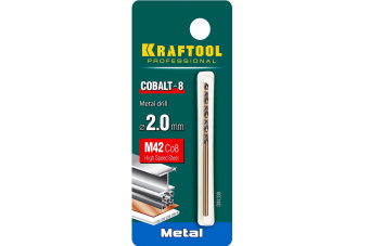 Фото Сверло по металлу KRAFTOOL COBALT 2мм