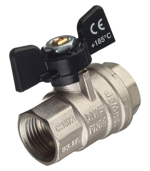 Фото Кран шаровый Bugatti Oregon 302 Вн/Вн 1/2 дюйма бабочка