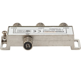 Цена на Делитель ТВ PROCONNECT на 3 выхода F разъём 5-1000 МГц