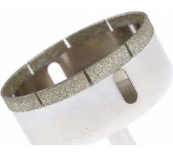 Фото Коронка по стеклу и керамической плитке СибрТех 68х55 мм цилиндр. хв.