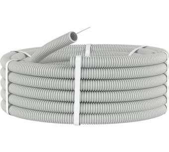 Фото Труба гофрированная ДКС d 20мм с зонд.