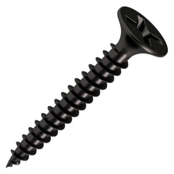Фото Саморез по ГКЛ 3.5х25 черн.