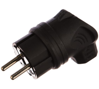 Купить Вилка с боковым вводом ВБу3-1-0м IP44 ОМЕГА каучук IEK