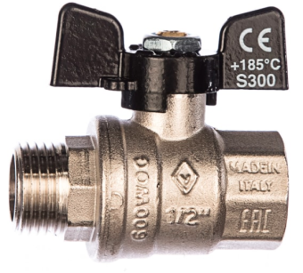 Цена на Кран шаровый Bugatti Oregon 307 Вн/Нар 1/2 дюйма бабочка