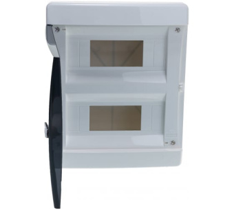 Купить Бокс в нишу Tekfor 18 модул. прозрачная черная дверца IP41