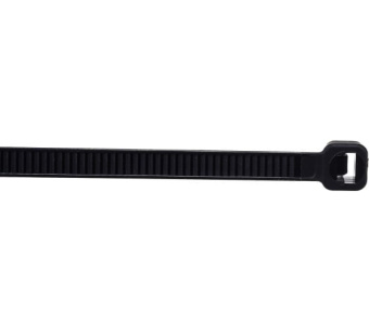 Цена на Хомуты-стяжки нейлоновые FORTISFLEX КСС 5х400 мм черный 100 штук