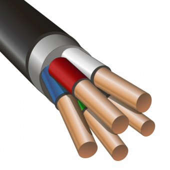 Фото Кабель ВВГнг(А)-LS 5х4ок (N, PE) — 0.66кВ ГОСТ (Конкорд)