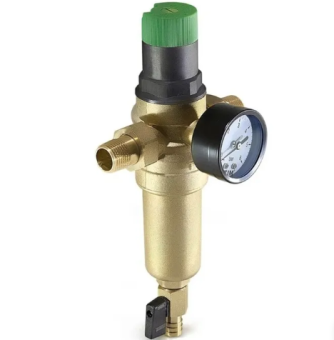 Фото Фильтр промывной с регулятором давления TIM 1/2 нар/нар рез.