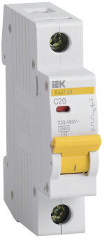 Купить Автоматический выключатель 1пол 20A, IEK