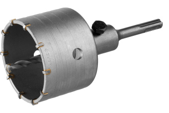 Купить Коронка по бетону ЗУБР МАСТЕР с державкой (80 мм; SDS-Plus)