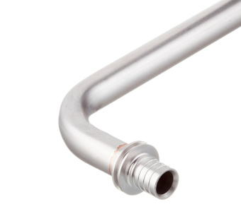 Фото Нерж. Г-образная трубка Rehau Rautitan для подкл. радиатора 16/250