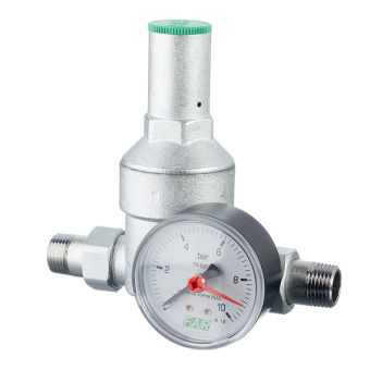 Фото Редуктор давления с манометром FAR 1/2 нар/нар