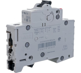 Фото Автоматический выключатель 1пол 63A, Серия S201, 6,0кА, АВВ