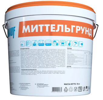 Купить Грунтовка Knauf Миттельгрунд для впитывающих оснований концентрат 10 кг