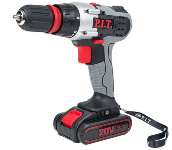 Фото Аккумуляторная дрель-шуруповерт P.I.T. 20 В, 1.5 Ач 