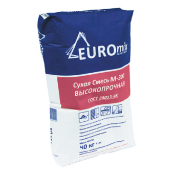 Купить Пескобетон EUROмикс М-300 40 кг