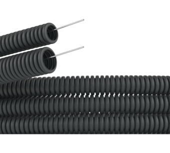 Цена на Труба гофрированная ПНД ДКС d 16 мм с зондом