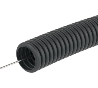 Купить Труба гофрированная ПНД ДКС d 16 мм с зондом