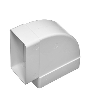 Фото Отвод вентиляционный горизонтальный 110х55 -90