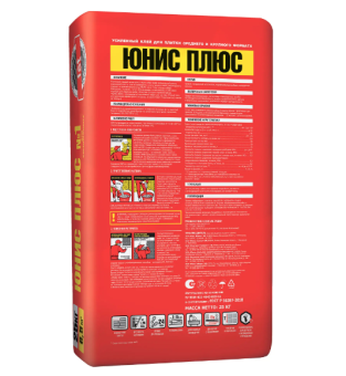 Купить Клей плиточный Unis Плюс 25 кг