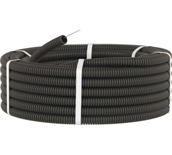 Фото Труба гофрированная ПНД ДКС d 16 мм с зондом