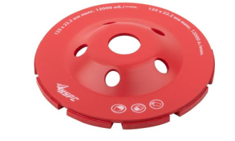 Купить Диск  алмазный шлифовальный "Чашка " Курс 125x22,2 мм для УШМ двухрядный