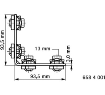 Купить Угол Walraven BIS Rapidrail 4 гайки