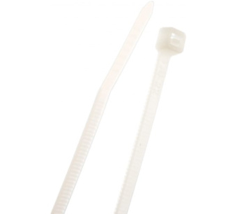 Цена на Хомуты-стяжки нейлоновые FORTISFLEX КСС 4х300 мм белый 100 штук
