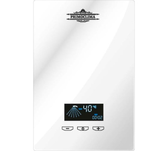 Фото Электрический проточный нагреватель Primoclima vita 8.5 квт, белый