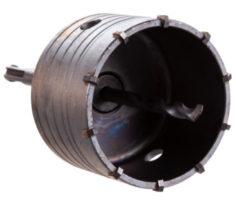 Фото Коронка по бетону ЗУБР МАСТЕР с державкой (80 мм; SDS-Plus)