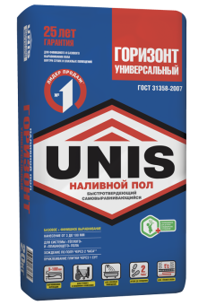 Фото Наливной пол Unis Горизонт универсальный 20 кг