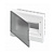 Бокс в нишу ABB Basic E 12М серая прозрачная дверь