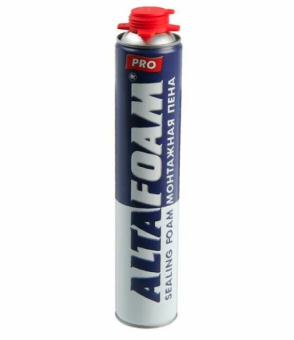Фото Пена монтажная Аltafoam, профессиональная, всесезонная, 750 мл пистолет.