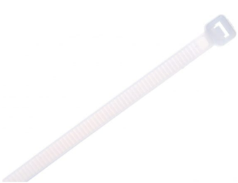 Купить Хомуты-стяжки нейлоновые FORTISFLEX КСС 5х350 мм белый 100 штук