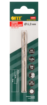 Купить Сверло по металлу 6,0 х 93 мм FIT