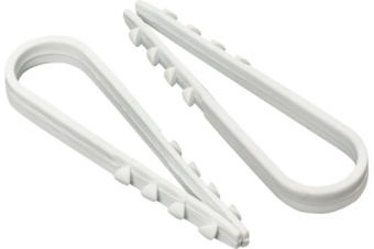 Фото Дюбель-хомут FORTISFLEX нейлон ДХ 11-18 (б) 100 шт.