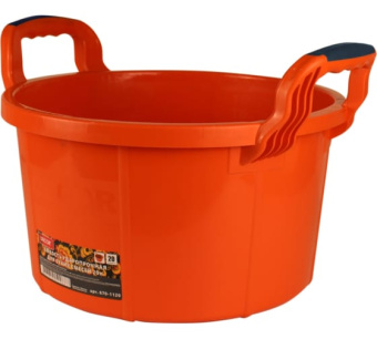 Фото Ударопрочное ведро для сухих смесей DECOR 30 л, ручка 2к